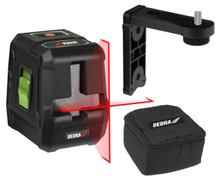 Dedra MC0901 Křížový laser červený, 635 Nm