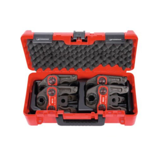 Set 4 lisovací čelisti Standard M 15-18-22-28 mm v kufru 015062X Rothenberger