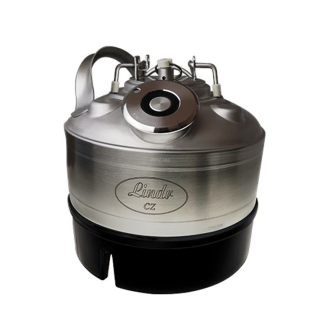 Sanitační sud 5 l plochý, nerez Lindr SAN02119