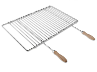 Grilovací rošt stavitelný 50-70 x 37 cm s rukojeťmi DE1211 Deos