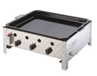 Profi plynová pánev PELVIS 10 kW, 3 hořáky, Typ GP15001, Meva