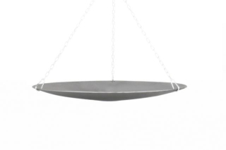 FCOOK Grilovací pánev 33 cm prohnutá WOK-Gril E00400 ocelová, leštěná