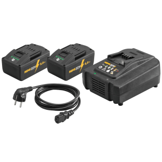 REMS Akumulátory 2x 5,0 Ah a nabíječka Power-Pack 22 V / 290 W, 571593