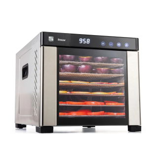 G21 Breezer sušička potravin 6 táců, 650 W, nerez  6008112