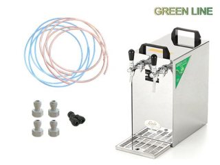 Set Výčepní zařízení Kontakt 40/K 2x kohout, kompresor +hadice, spojky Lindr SET01611 Green Line