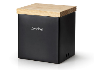 Keramická dóza 18x15 cm černá Continenta C3722