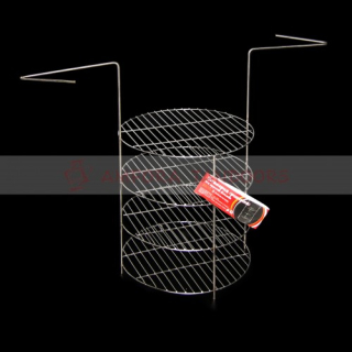 4-patrový grilovací rošt 29 cm, nerez Amfora Tandoors 000698 do keramické pece