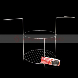 1-patrový grilovací rošt 29 cm, nerez Amfora Tandoors 000695 do keramické pece