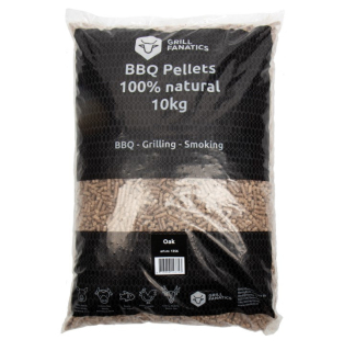 Dub dřevěné pelety 10 kg Grill Fanatics 1356 do grilu, udírny