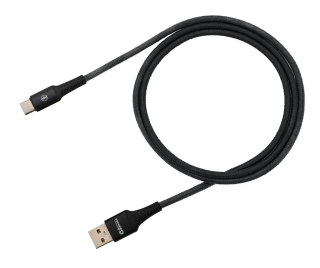 Datový, nabíjecí kabel USB-C, USB-A Speed 480 Mb/s 1,5 m 5.0A 07707 Compass