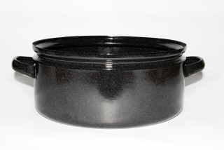 Smaltovaný rendlík 36 cm, 16 l Gastro, plechový, nízký SFINX Belis 22336-00400009