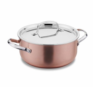 Korkmaz Hrnec 24 cm Divani měděný A2691