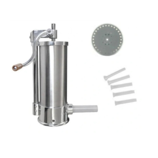 Plnička klobás 5,5 kg vertikální, nerezová MR13 Oscar Cook + 6 nástavců