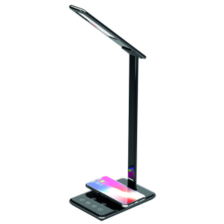 LED stolní lampička JOY DL2301/B, bezdrátové nabíjení Nedes 55555407