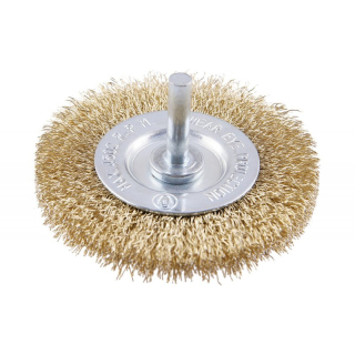 Rotační kartáč 75 mm, vlnitý drát, stopka 6x27mm Festa 22028