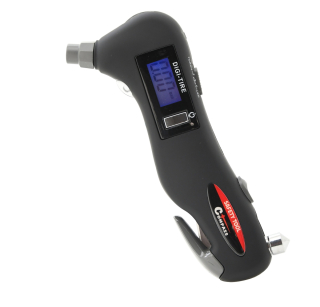 Pneuměřič 1-10 Bar, digitální Compass 09338 měřič tlaku v pneumatikách Safety Tool