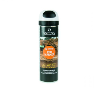 Značkovací sprej 500 ml bílý, 12 měs. ProMarker Soppec 13355