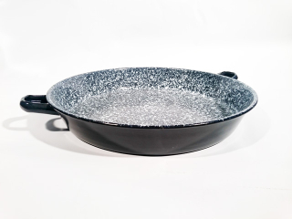 Smaltovaná pánev 42 cm s ušima, nízká MGB