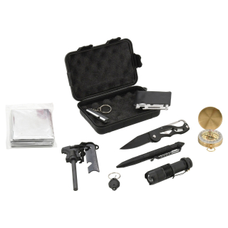 Cattara SOS sada pro přežití, 10 dílů 13730 nože, křesadlo, kompas aj.