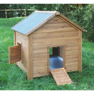 Dřevěný kurník pro 6-10 slepic, domek pro králíky, nezateplený 576011015