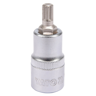 Yato Nástavec 1/2" bit vícezubý M8 55 mm YT-04342 SPLINE