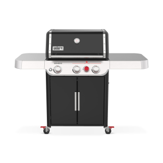 Weber Plynový gril Genesis II E-325s Sear Zone 35310047 Crafted, černý se sklopným stolkem