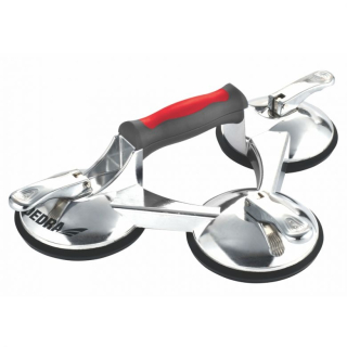 Dedra Přísavka, ALU nosič na sklo do 180 kg, DED06P13, trojitá 3x 123 mm, hliníková