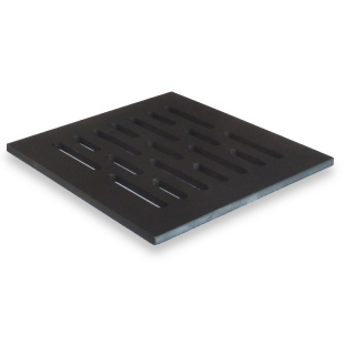 Ocelový rošt 9x10" 237x263mm do kamen, krbů tl. 8 mm LBS
