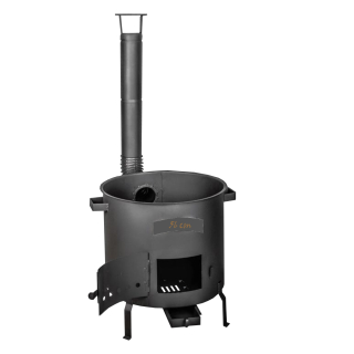 PLD Velká kotlina 56 cm, 1 mm termo pro 70 l kotle KTD1 kotlové topeniště s komínem