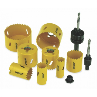 Dedra 08WZ03 Sada bimetalových děrovek 12 ks, děrovací pily do dřeva, plastů