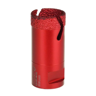 Dedra RED Diamantová korunka 28 mm VB M14 DED1594S28, Vacuum Brazed, Extra Speed červená