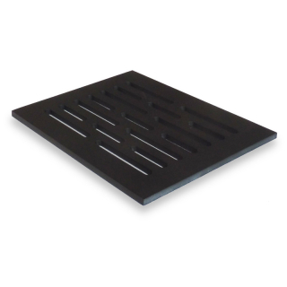 Ocelový rošt 9x12" 237x315mm do kamen, krbů tl. 8 mm LBS