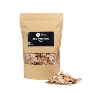 Dub udící dřevěná štěpka 500 g BBQ Grill Fanatics 1339