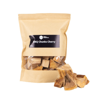 Třešeň udící dřevěné kousky 1 kg BBQ, Grill Fanatics 1349