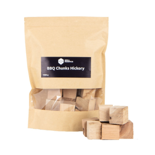 Hickory udící dřevěné kousky 1 kg BBQ, Grill Fanatics 1350