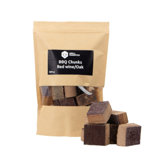 Dub-Red Wine udící dřevěné kousky 500g BBQ, Grill Fanatics 1367