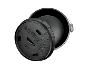 Litinový kotlík 32 cm, 6,1 l dutch oven Valhal Outdoor VH6.1L