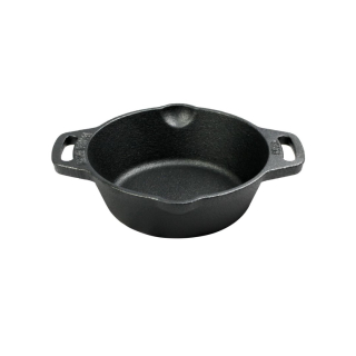 Litinová hluboká pánev 15 cm, dva úchyty Valhal Outdoor VH15H