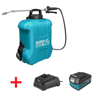 Dedra Aku Zádový postřikovač 16l, DED6981 nabíječka, aku 4Ah SAS+ALL 18V SN Set