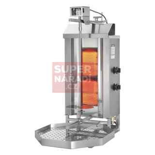 Gyros gril Potis GD2/S plynový na kebab do 30 Kg masa, 2x double hořák PB/ZP 7230182