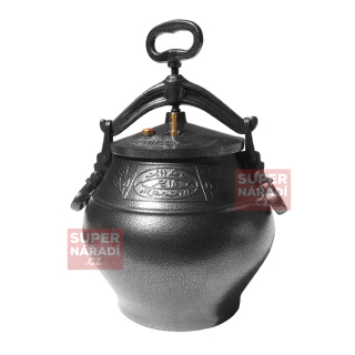 Afgánský tlakový hrnec 10 l, Rashko Baba, kazan, kotlík černý IE10