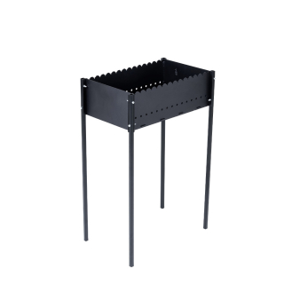 Dm Grill Mangal Picnic XL 2mm na špízy 44x27x76cm GR016-1, odnímatelné nohy