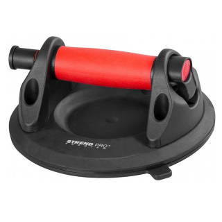 Držák na sklo 200mm s manometrem, 1 přísavka do 150kg, Strend Pro 2172569