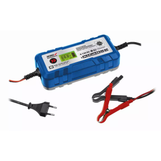 Dedra auto-moto nabíječka 4A, 6V/12V, 4-120Ah, LCD LFP DEPM019LFP mikroprocesorová Wet, Gel, AGM, LFP