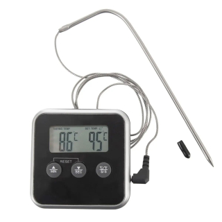 Orion Kuchyňský teploměr digitální 152867 + drátová sonda do masa, display