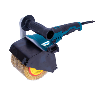 XTLINE Satinační válcová bruska 1300W XT105350K + ocelový kartáč válec 120x100x0,3 mm