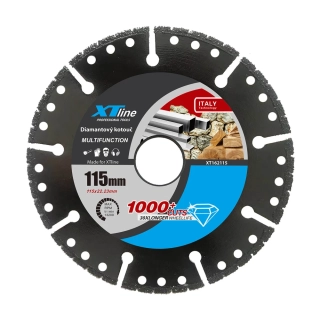XTLINE Kotouč 125x1,2x22,2 mm univerzální na dřevo, kámen, ocel XT162125