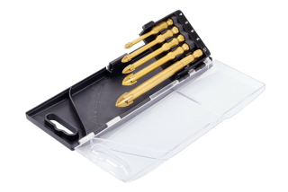 Festa Sada vrtáků 4-5-6-8-10 na sklo, keramiku 5 ks 24734, 1/4"