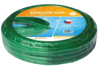 ROSA Hadice zahradní průhledná 3/4" 25m 45349, 19/24.5mm 240g/m