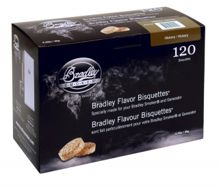 Briketky Hickory 120 ks, Bradley Smoker BTHC120